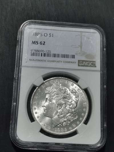 天下钱庄专场欢迎参拍 - NGC MS62 1885美国摩根一美元银币