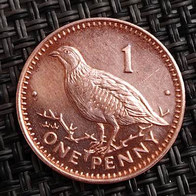 布加迪🐬～世界钱币(上海)🌾第 288 期 /  各国套币和散币 - 直布罗陀🇬🇮 1996年 1便士