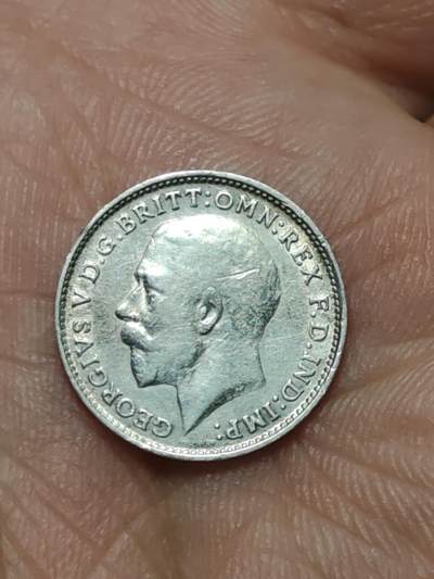2026年第四十二场(总第二百一十一场）外国好品散币场(佣金3%) - 英国🇬🇧1916年3便士银币(乔治五世第一版，925高银)
