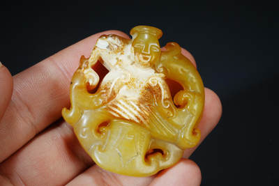 上海都达杂项专场102【全场包邮】  古玉人物挂件96-47