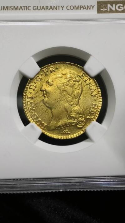 NGC-MS61法国1786年路易十六1路易金币