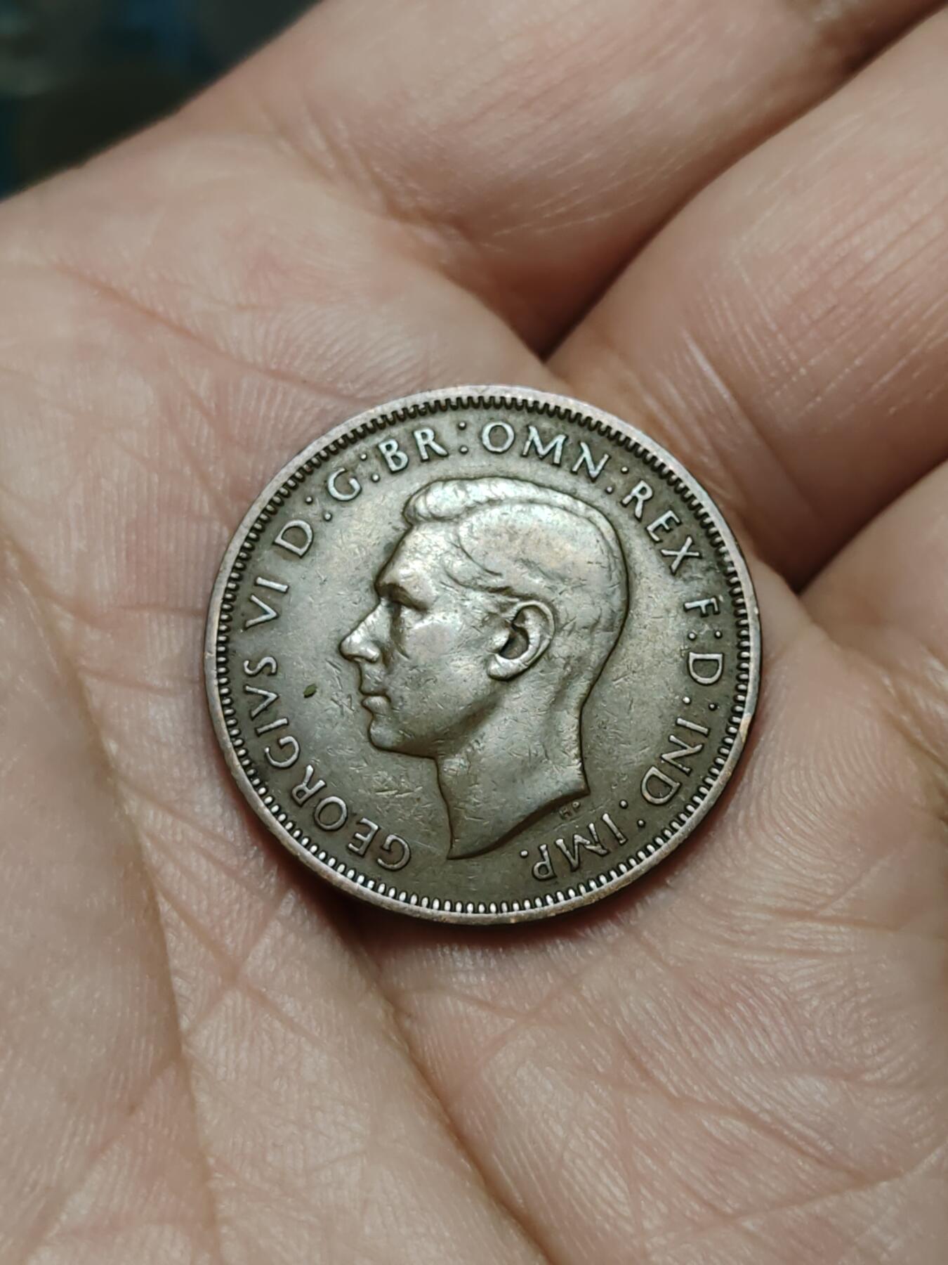 2026年第四十二场(总第二百一十一场）外国好品散币场(佣金3%) 英国🇬🇧1947年1/2便士(乔治六世第一版)