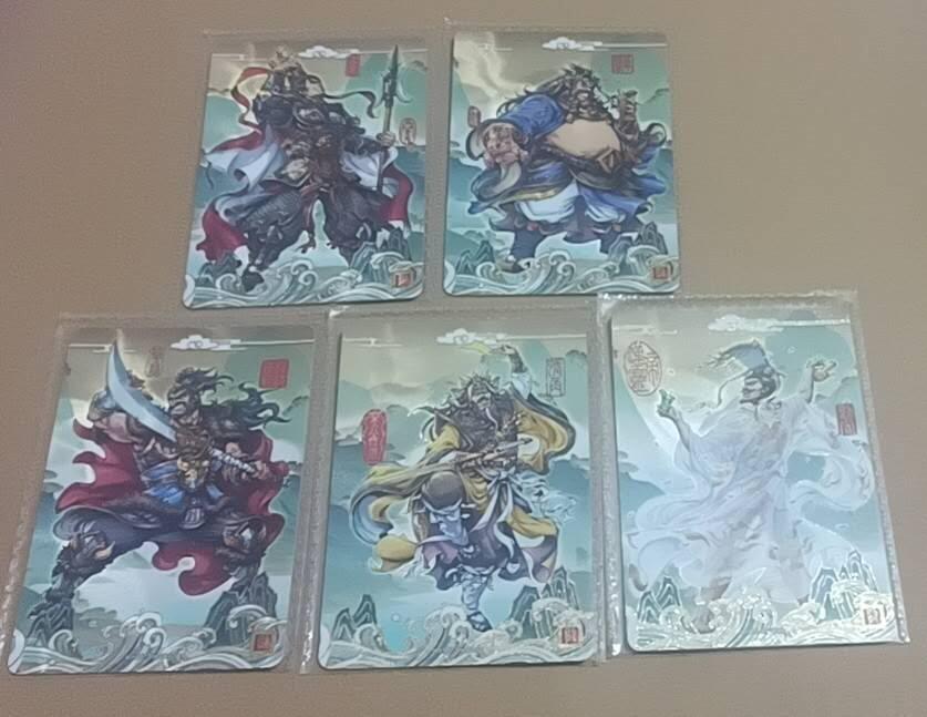 四月九号  小林卡牌 不寄存 卡游三国  山河暮歌 原膜 5张