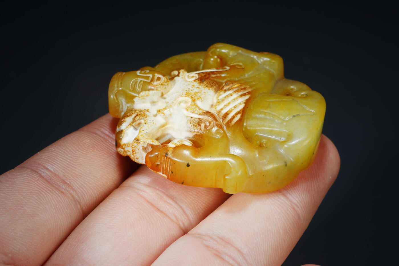 上海都达杂项专场六十九【全场包邮】 古玉人物挂件96-47