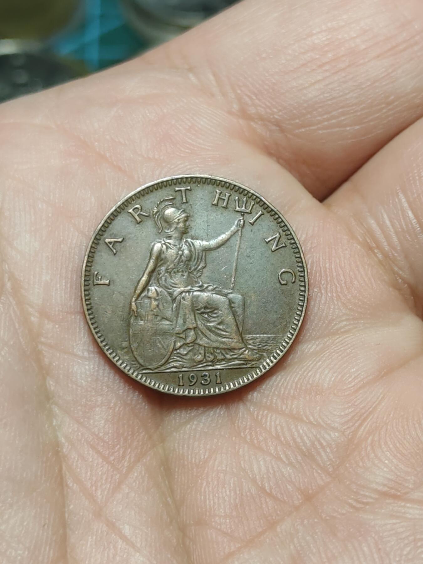 2026年第四十二场(总第二百一十一场）外国好品散币场(佣金3%) 好品–英国🇬🇧1931年1法新(乔治五世第三版关门年)