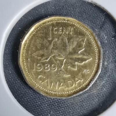 沼泽如烟--第1044场 - 加拿大1989年一分镀金