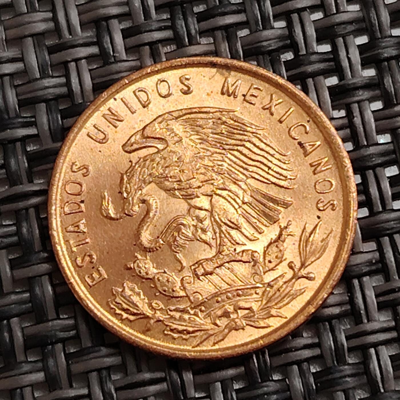 布加迪🐬～世界钱币(上海)🌾第 288 期 /  各国套币和散币 墨西哥🇲🇽 1963年 1分