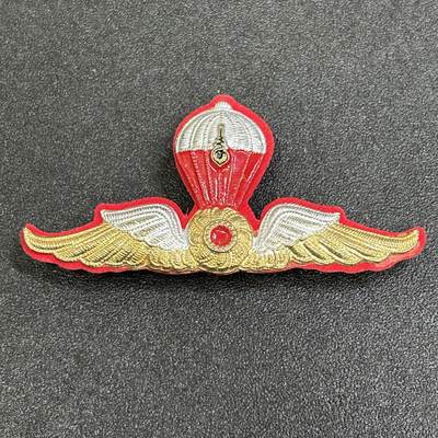 西秦中古拍卖第八十三期  - 泰国皇家武装力量跳伞证章 少见早期版