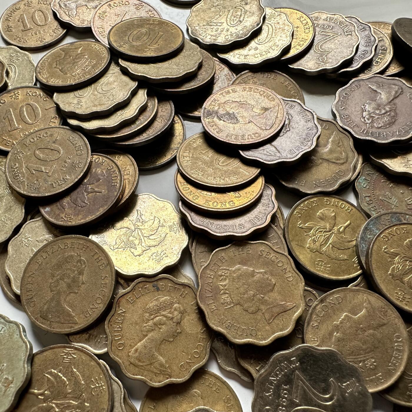 🌹外币初藏🌹🐯2026年第39场   每周二四六晚8️⃣点 苏联泰国纪念币世界钱币 香港一毫 贰毫 混合200克