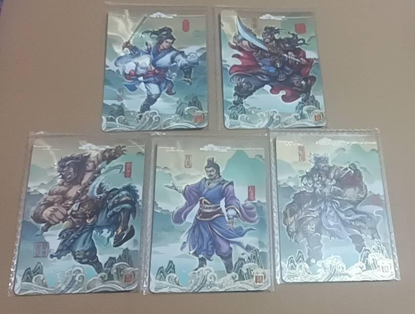 四月九号  小林卡牌 不寄存 卡游三国  山河暮歌 原膜 5张