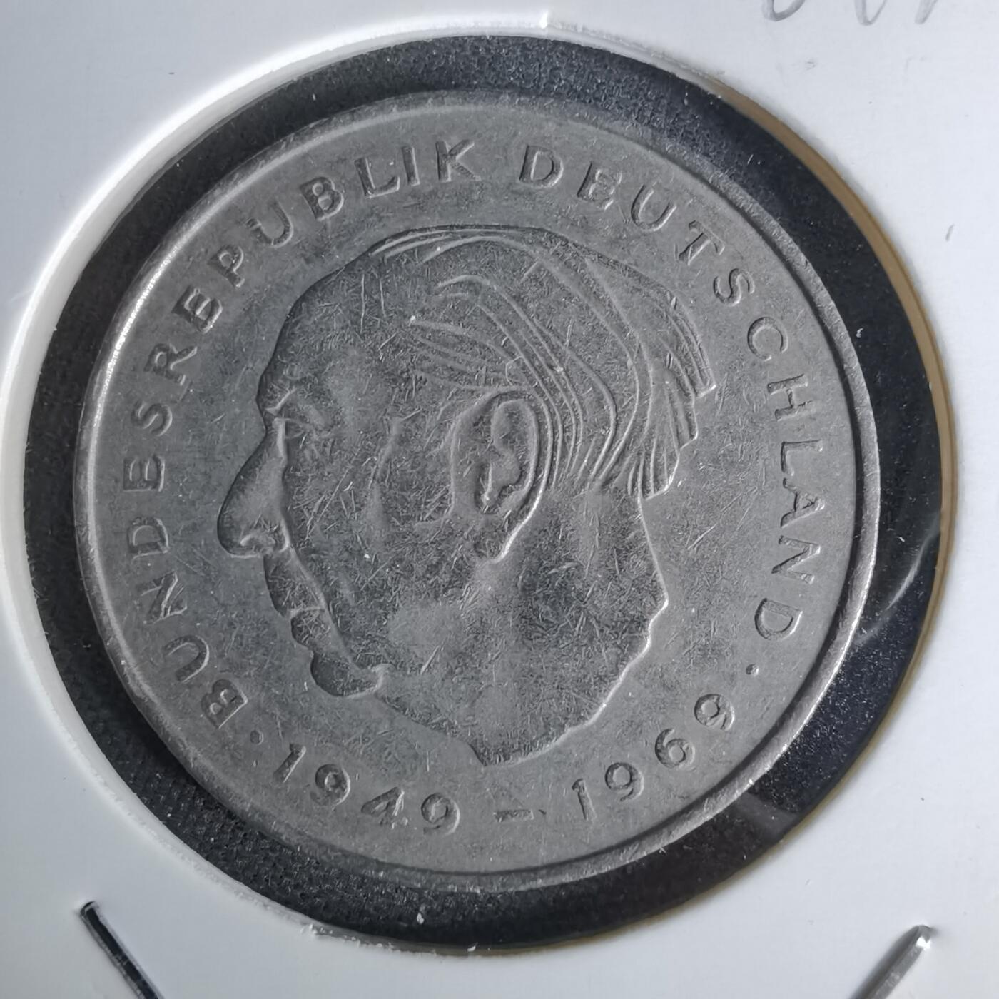 沼泽如烟--第1044场 德国1971年2马克