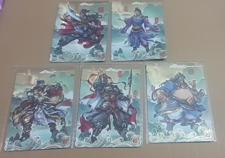 四月九号  小林卡牌 不寄存 卡游三国  山河暮歌 原膜 5张