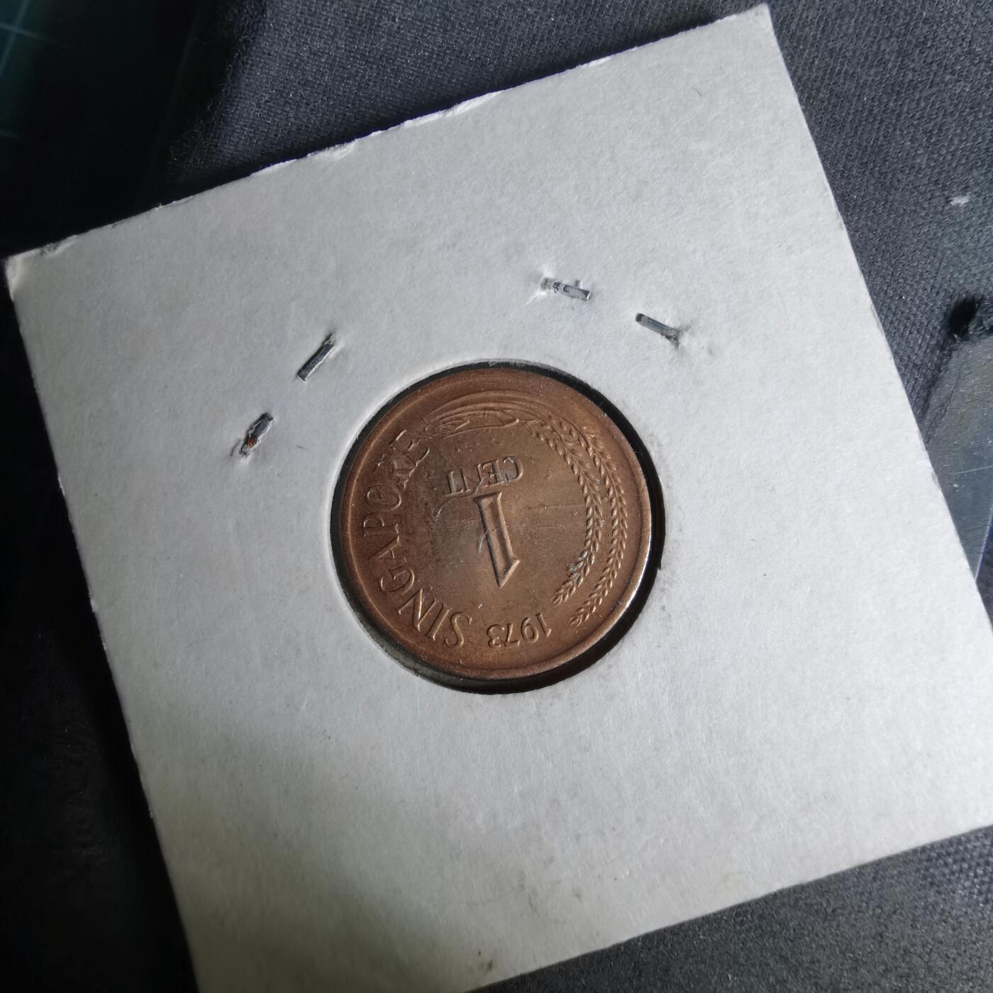 沼泽如烟--第1044场 新加坡1973年一分