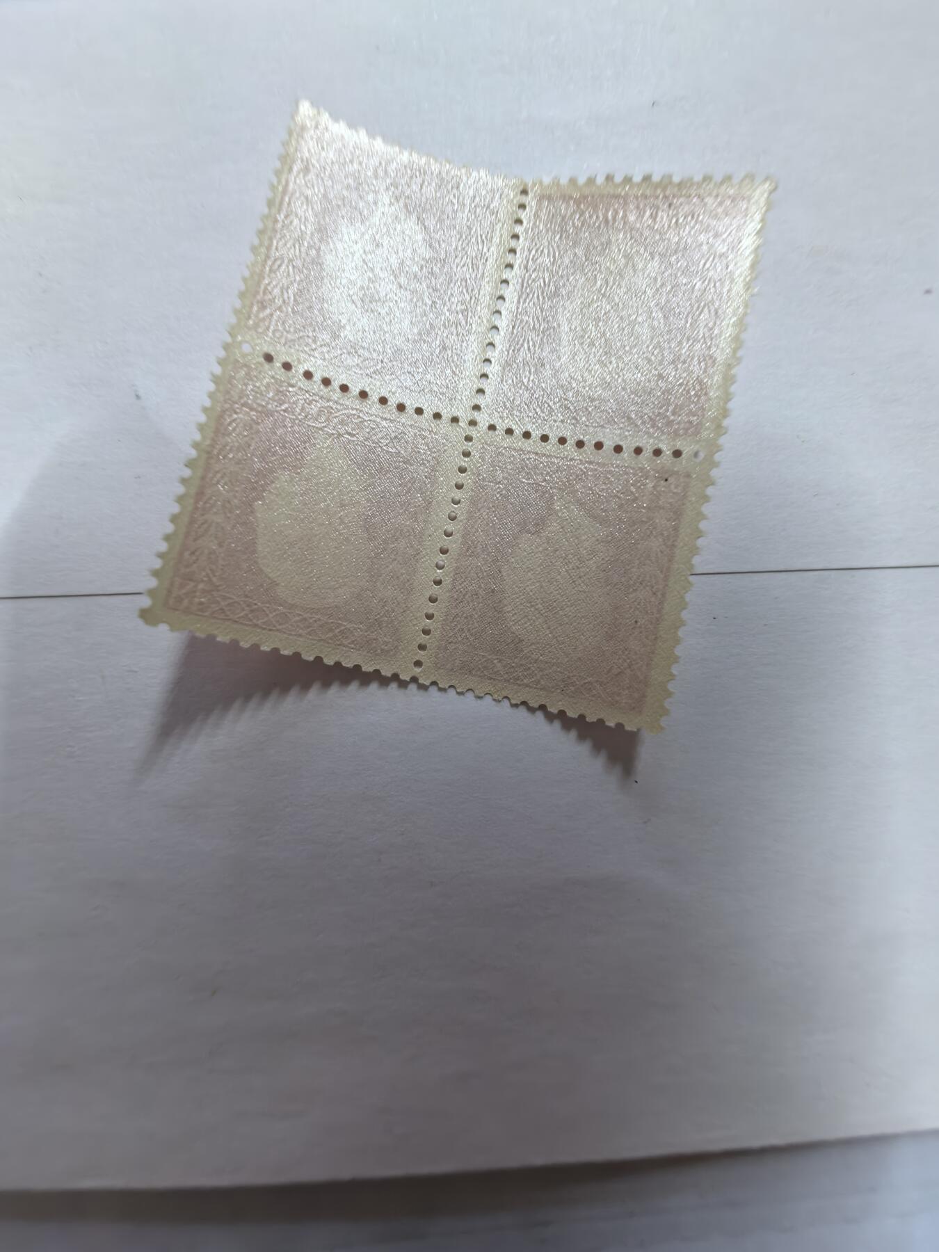 杂票 法国邮票 1944年玛利亚纳1.5F  1方连雕方连