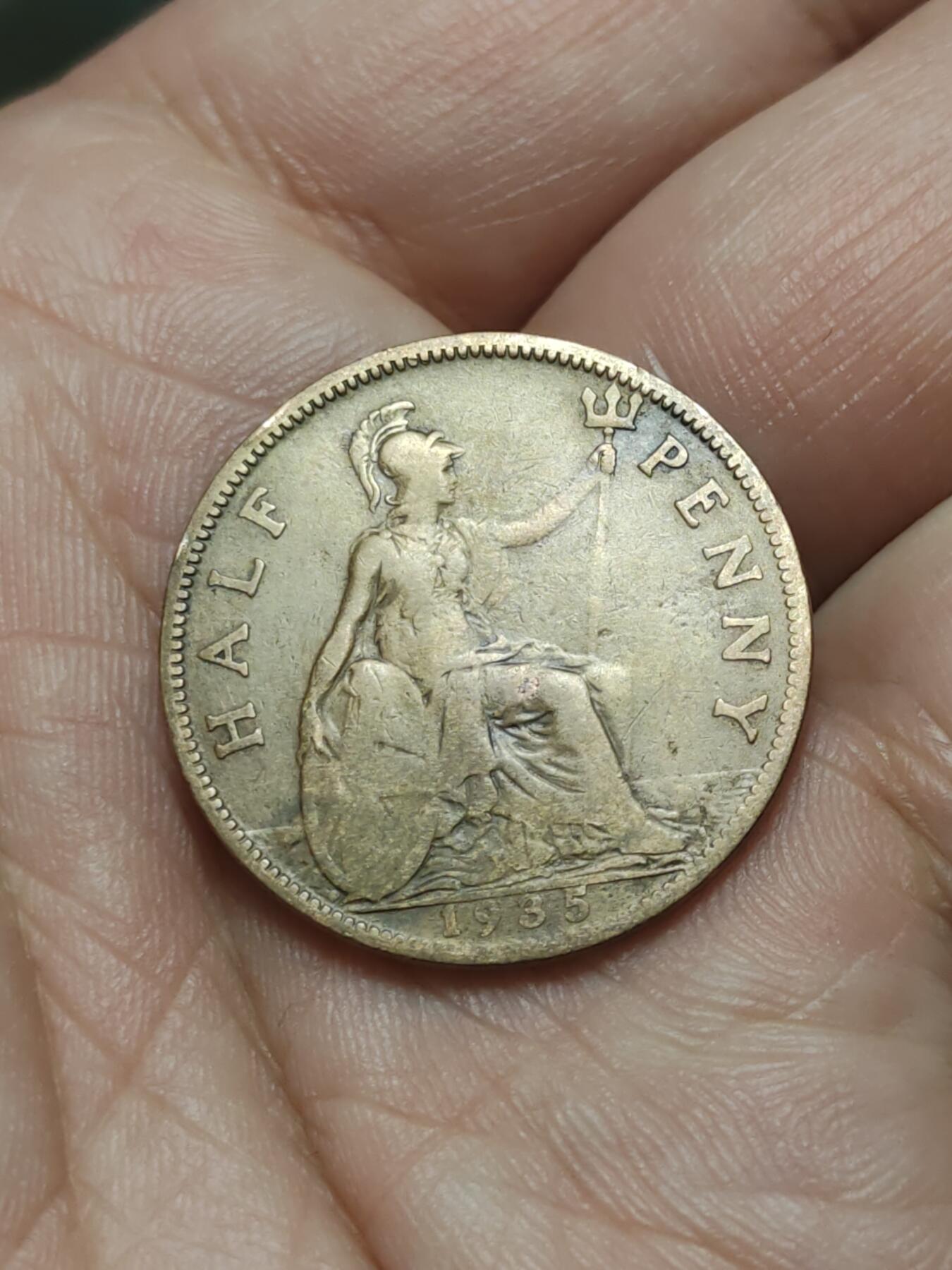 2026年第四十二场(总第二百一十一场）外国好品散币场(佣金3%) 英国🇬🇧1935年1/2便士(乔治五世第三版)