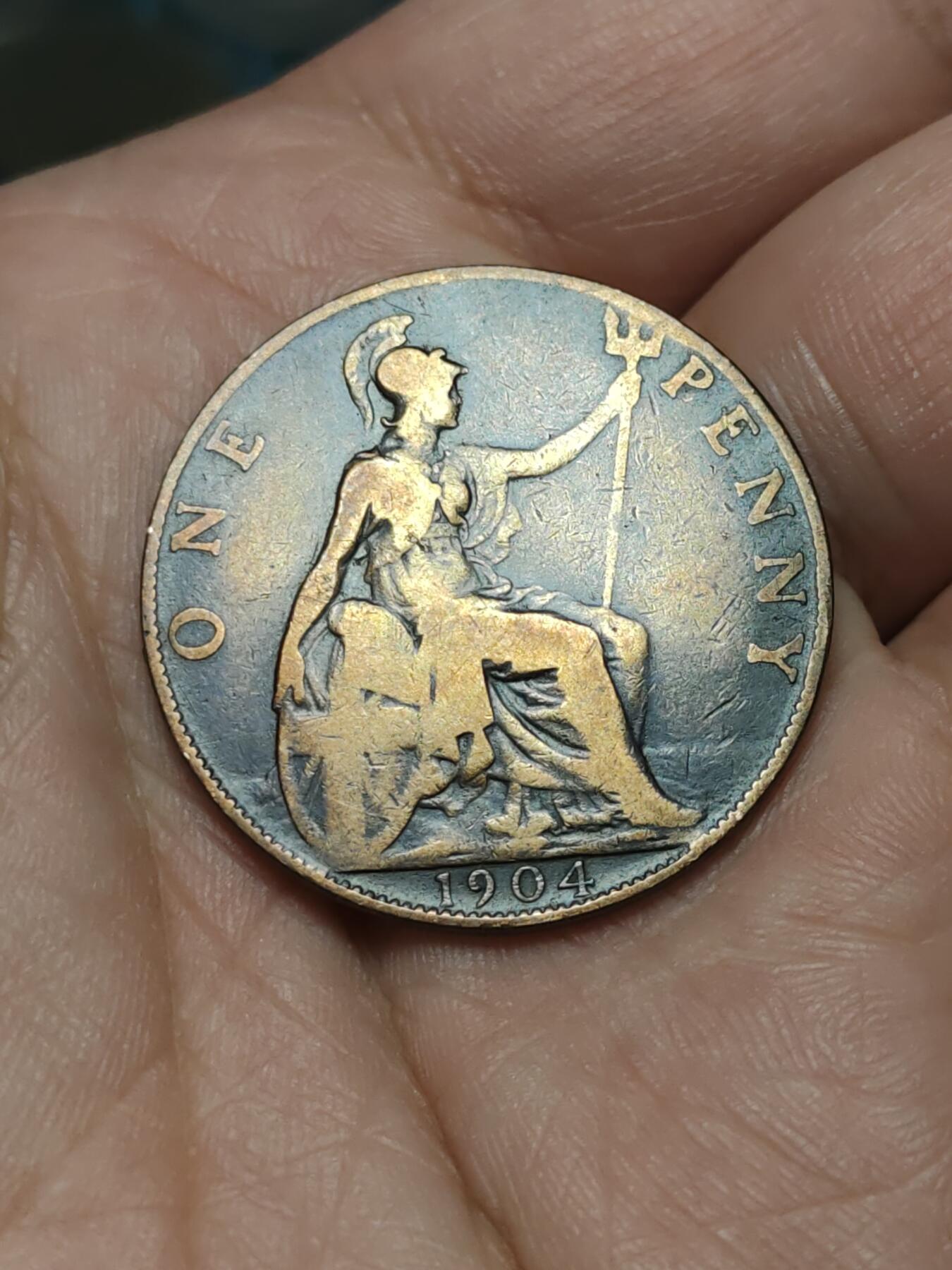 2026年第四十二场(总第二百一十一场）外国好品散币场(佣金3%) 英国🇬🇧1904年1便士(爱德华七世时期)