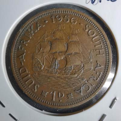 沼泽如烟--第1044场 - 南非1956年1便士