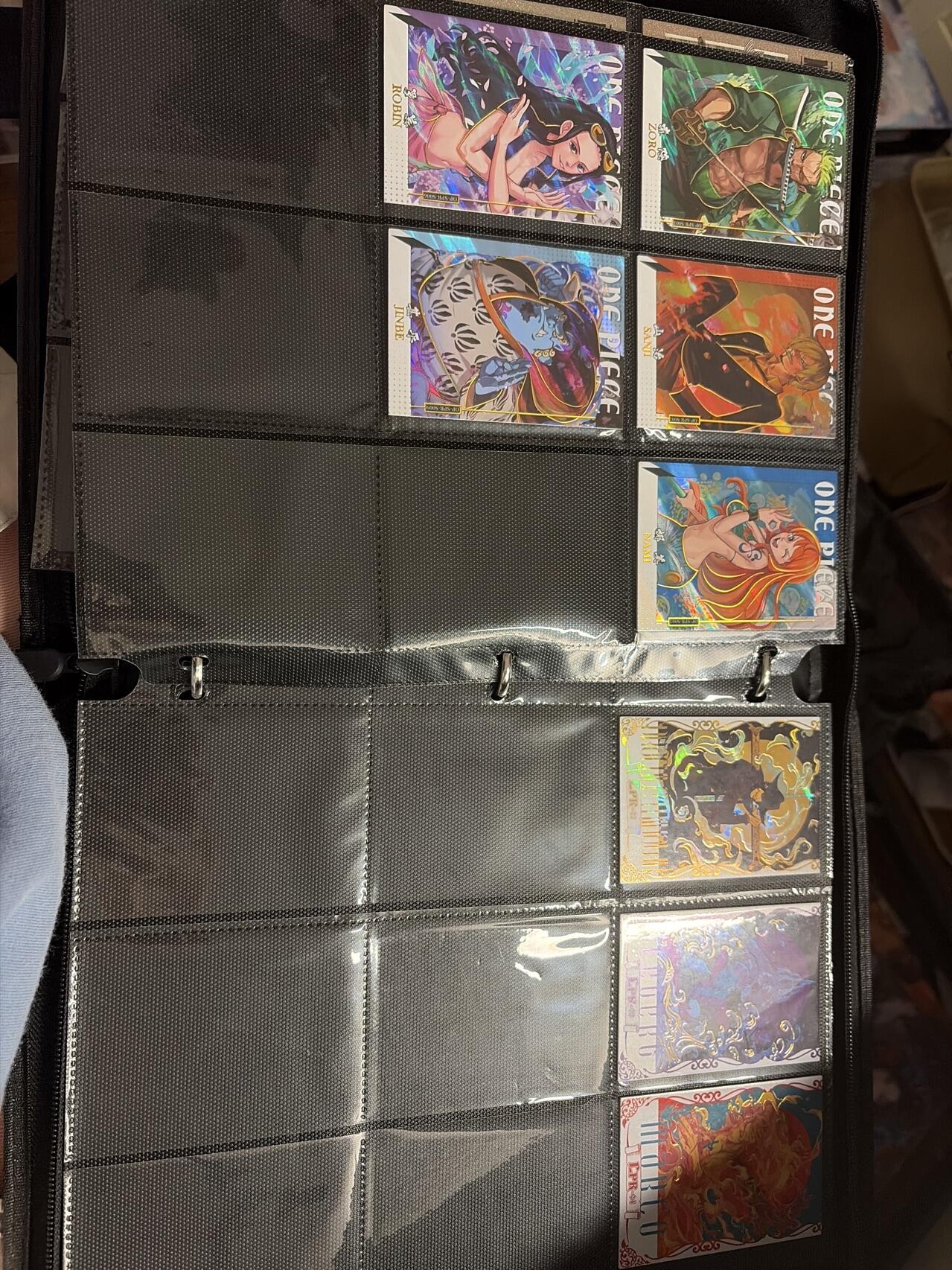 麦趣喜第五场   (4月10号周五晚上22点截拍，专注买家市场，福利拉满)  【整本】燃卡海贼王 整本 绝版卡 一套带卡册 相当稀有