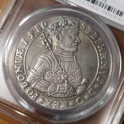 长老汇马年精选第十六场拍卖 - 立陶宛1580年 斯特凡•巴托里一泰勒复刻币 立陶宛骑士双图腾 暗记版   盒装