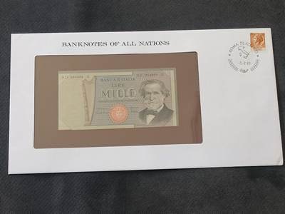 【游宝包邮场】丙午马年第21期 首季收官场 - 富兰克林邮币封 意大利意大利🇮🇹