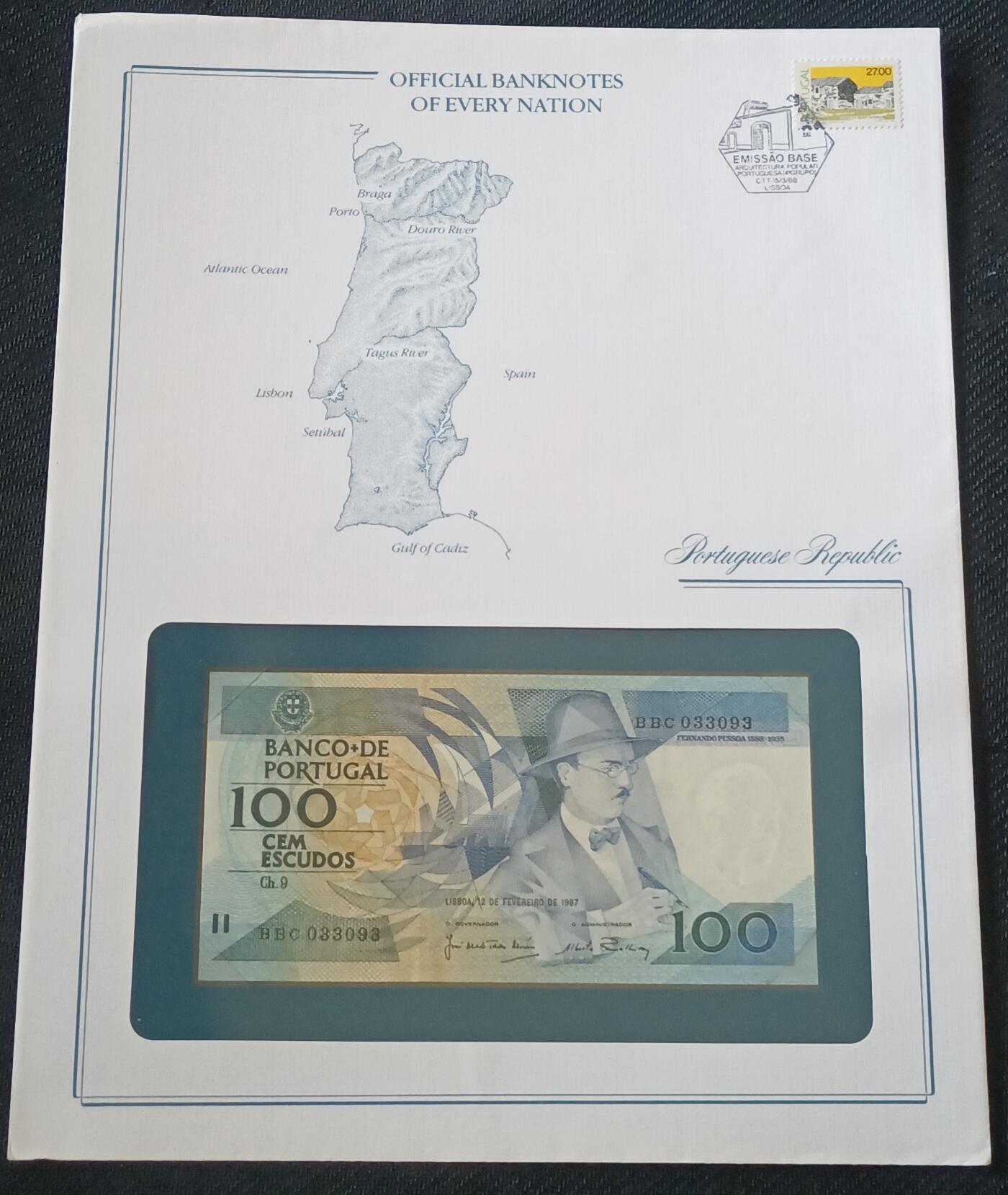 【游宝包邮场】丙午马年第21期 首季收官场 富兰克林邮币封地图版 葡萄牙🇵🇹