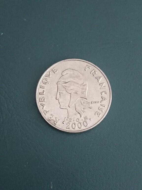 松南世界钱币——260408A 法属新喀里多尼亚2