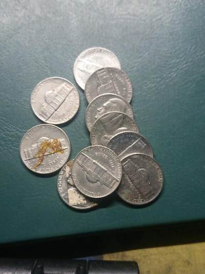 松南世界钱币——260407B - 美国5美分镍币10枚5