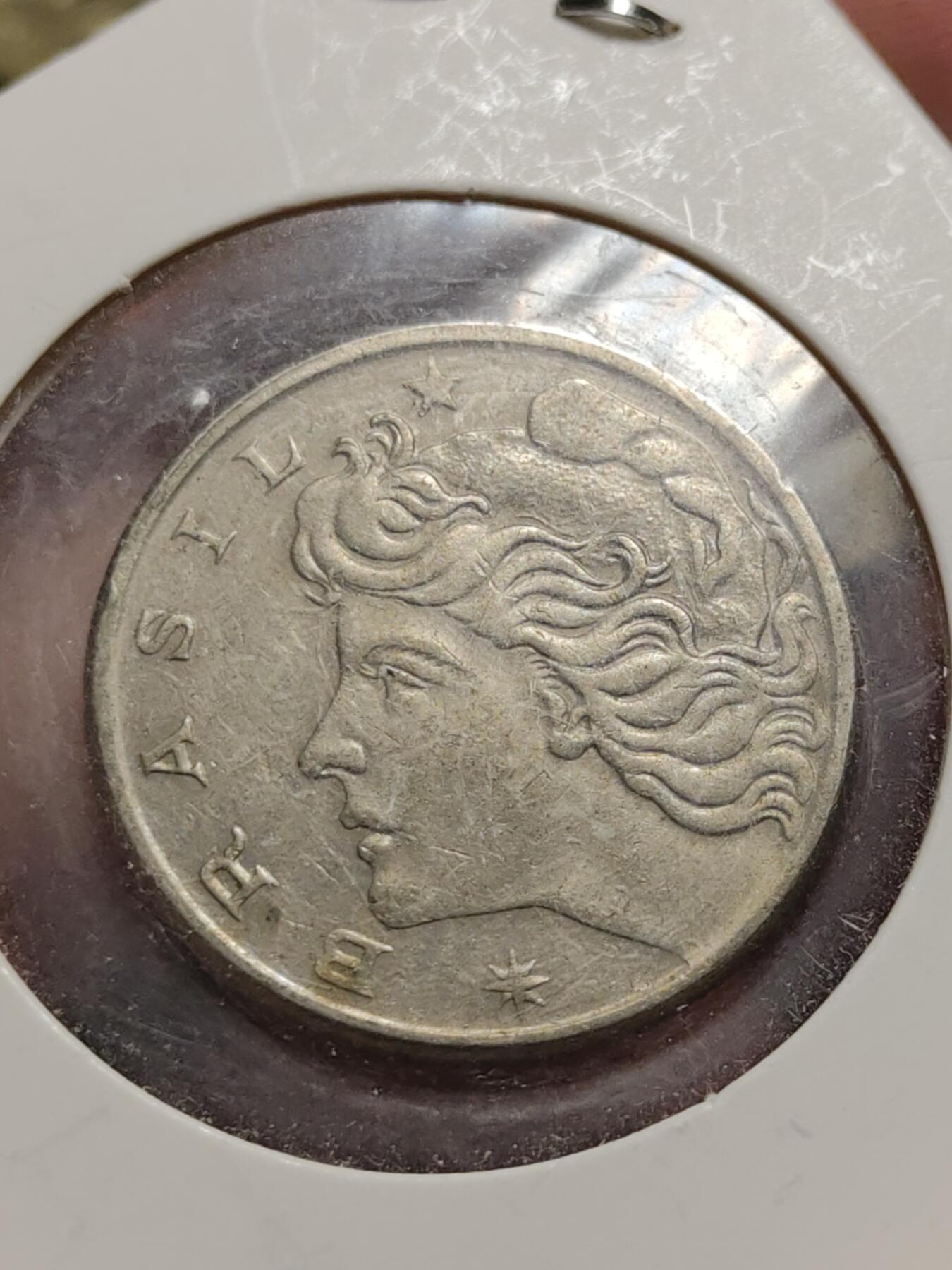 2026年第四十二场(总第二百一十一场）外国好品散币场(佣金3%) 纸夹币–巴西🇧🇷1967单年份20分(铜镍材质版)