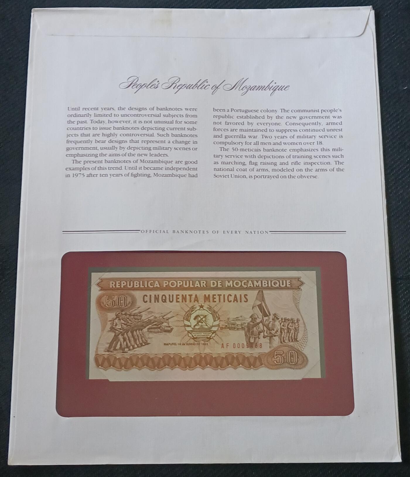 【游宝包邮场】丙午马年第21期 首季收官场 富兰克林邮币封地图版 莫桑比克🇲🇿