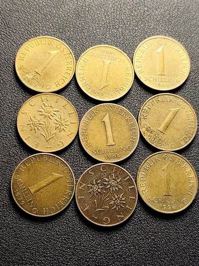 泉币菌-第222场-拍品多 请提前出价 - 9枚一组