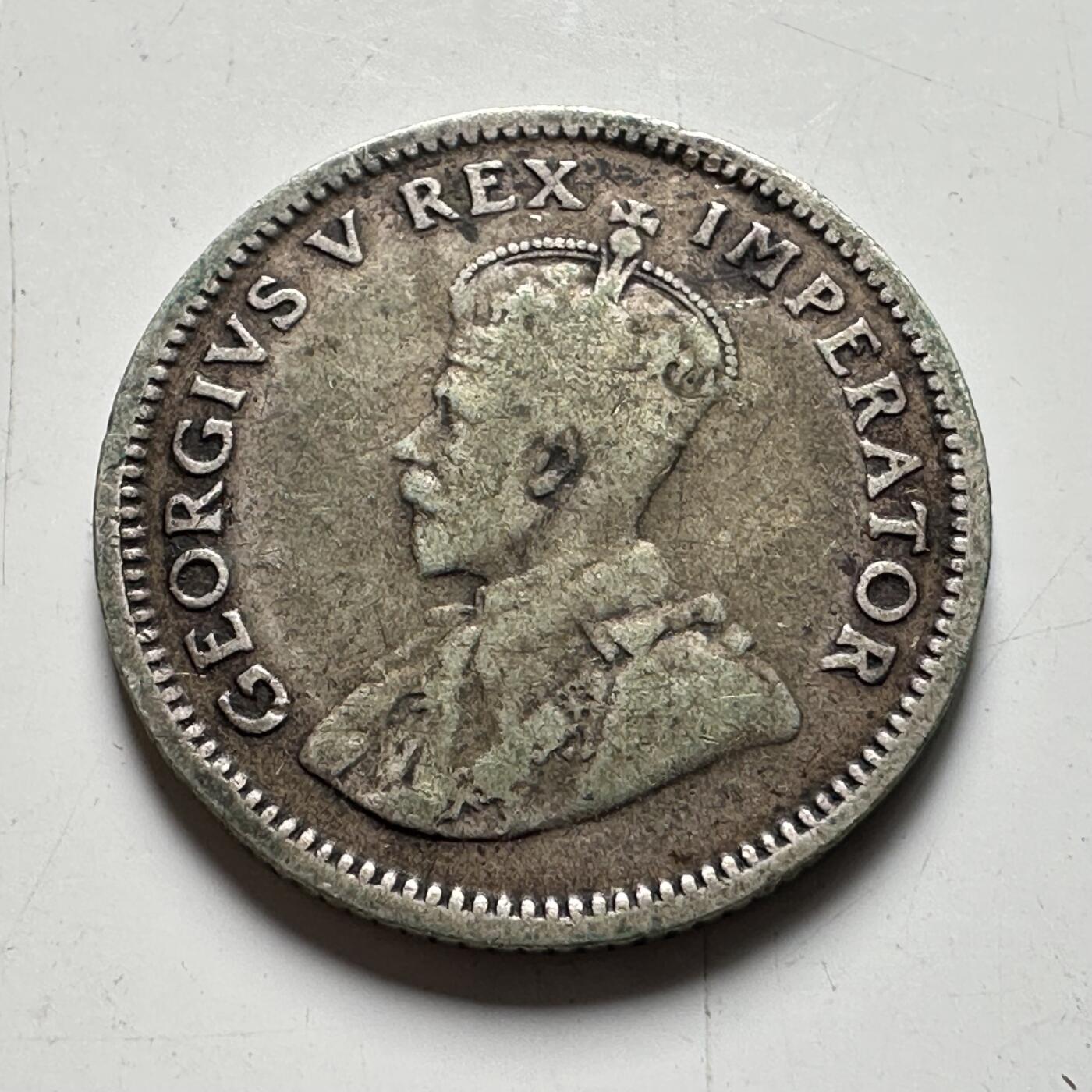 🌹外币初藏🌹🐯2026年第40场   每周二四六晚8️⃣点 世界钱币 英属南非 1930年 乔治五世 6便士银币 2.83克-19毫米-80%银