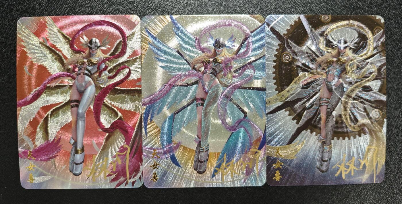 天玑星卡拍第186期《4.9周四截拍》持续收拍收评中 满赠卡需备注 【亲签卡】卡卡有趣 天女兽 粗闪 三张