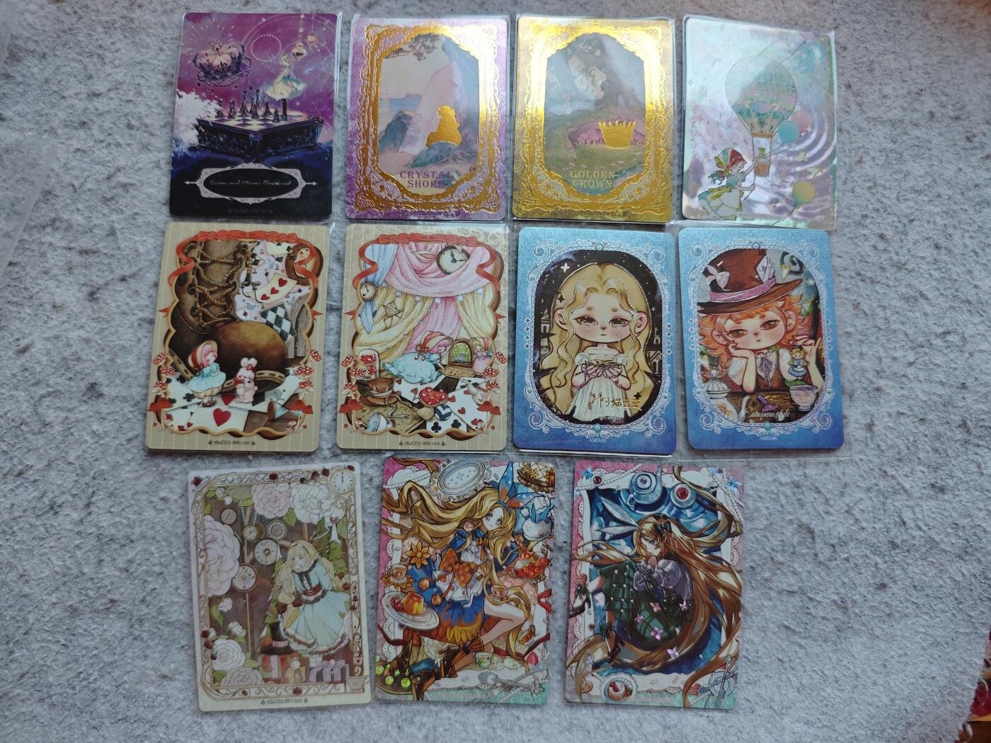 【随心含颖卡拍57期】卡游/集卡社/卡卡沃 抽卡机专场拍卖【无佣金】 万漫社 爱丽丝中高卡位 其中两张印签 有箱配