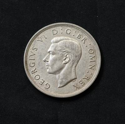 甄臻铺-世界币章拍卖（第59期），甄品场拍品征集中，送拍享返佣金等优惠多多 - 英国1937年乔治六世克朗，细节不错