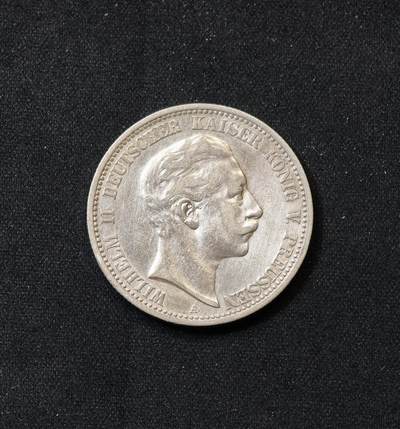 甄臻铺-世界币章拍卖（第59期），甄品场拍品征集中，送拍享返佣金等优惠多多 - 德国1904年威廉二世2马克，浅浅转光，细节不错