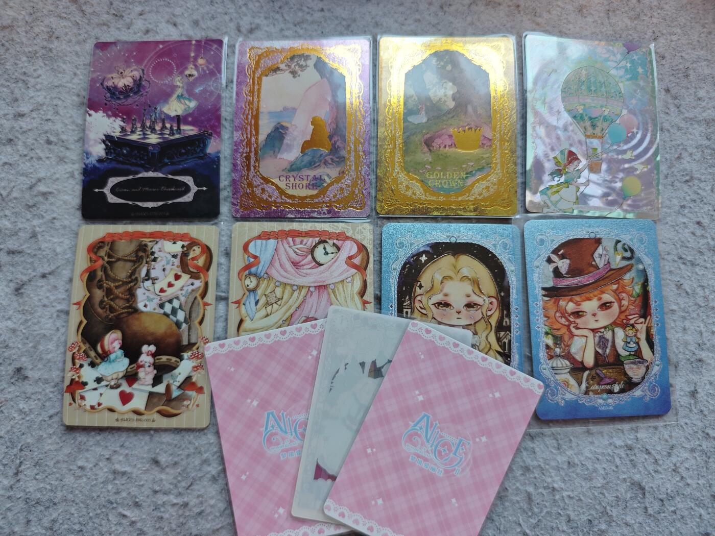 【随心含颖卡拍57期】卡游/集卡社/卡卡沃 抽卡机专场拍卖【无佣金】 万漫社 爱丽丝中高卡位 其中两张印签 有箱配