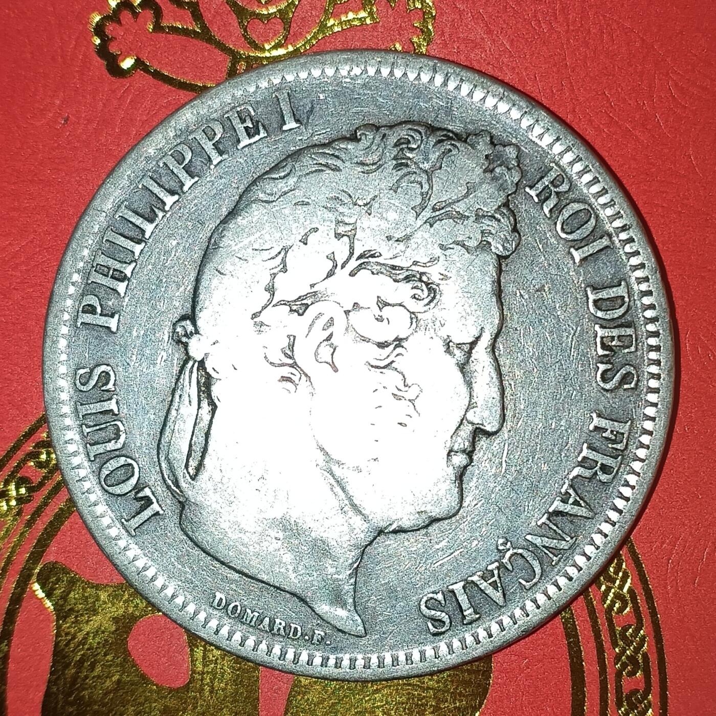 法兰西王国路易菲利普一世5法郎银币