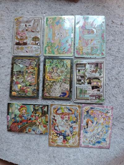 【随心含颖卡拍57期】卡游/集卡社/卡卡沃 抽卡机专场拍卖【无佣金】 - 印签6张➕寓言中高卡3张