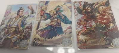 秋原瞳的小店第四十一期——盛夏的时光，即将如约而至 - 卡游三国经典刘备.张飞。关羽一套齐