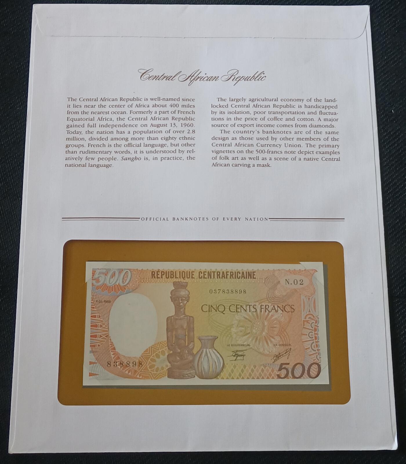 【游宝包邮场】丙午马年第21期 首季收官场 富兰克林邮币封地图版 中非