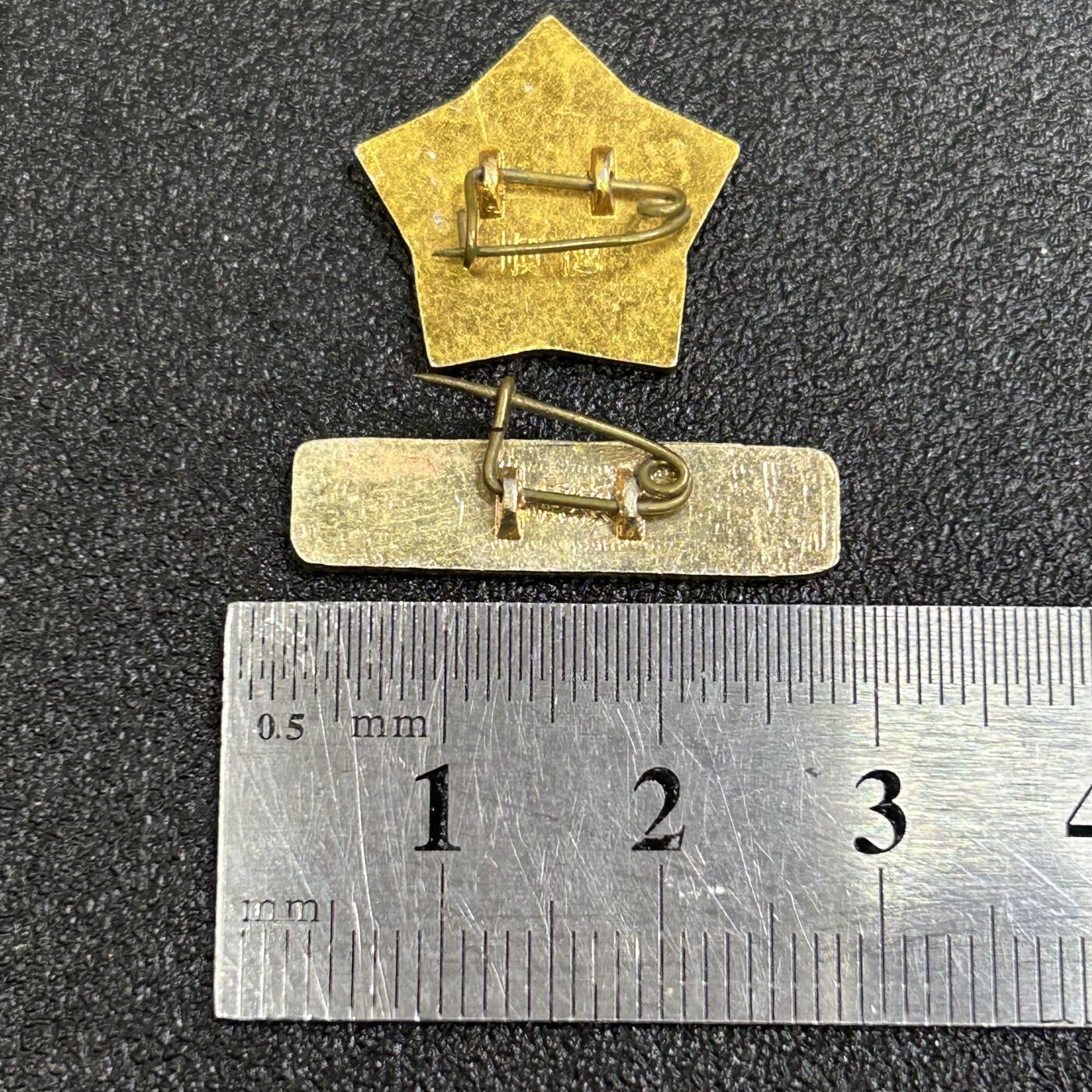 西秦中古拍卖第八十三期  红色年代1966年～1976年 为人民服务 毛主席像章 星条章 小尺寸版