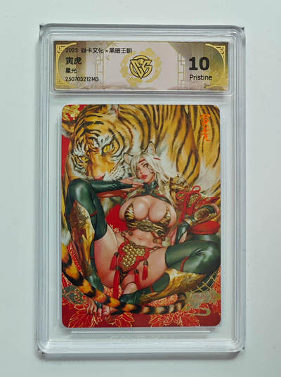 喜灰玩卡拍卖第七期，接拍品0佣金，欢迎送拍，释放现金流，让自己有资金可以购买更多喜欢的卡牌，让别的卡友能淘到更多心仪的卡牌 - 炎卡 兑换卡 黑暗王朝老师绘 寅虎 星光