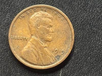 邮泉阁外国硬币限时拍卖第四十五场 （邮票在国外，请付邮费6元） - 美国1919年1分