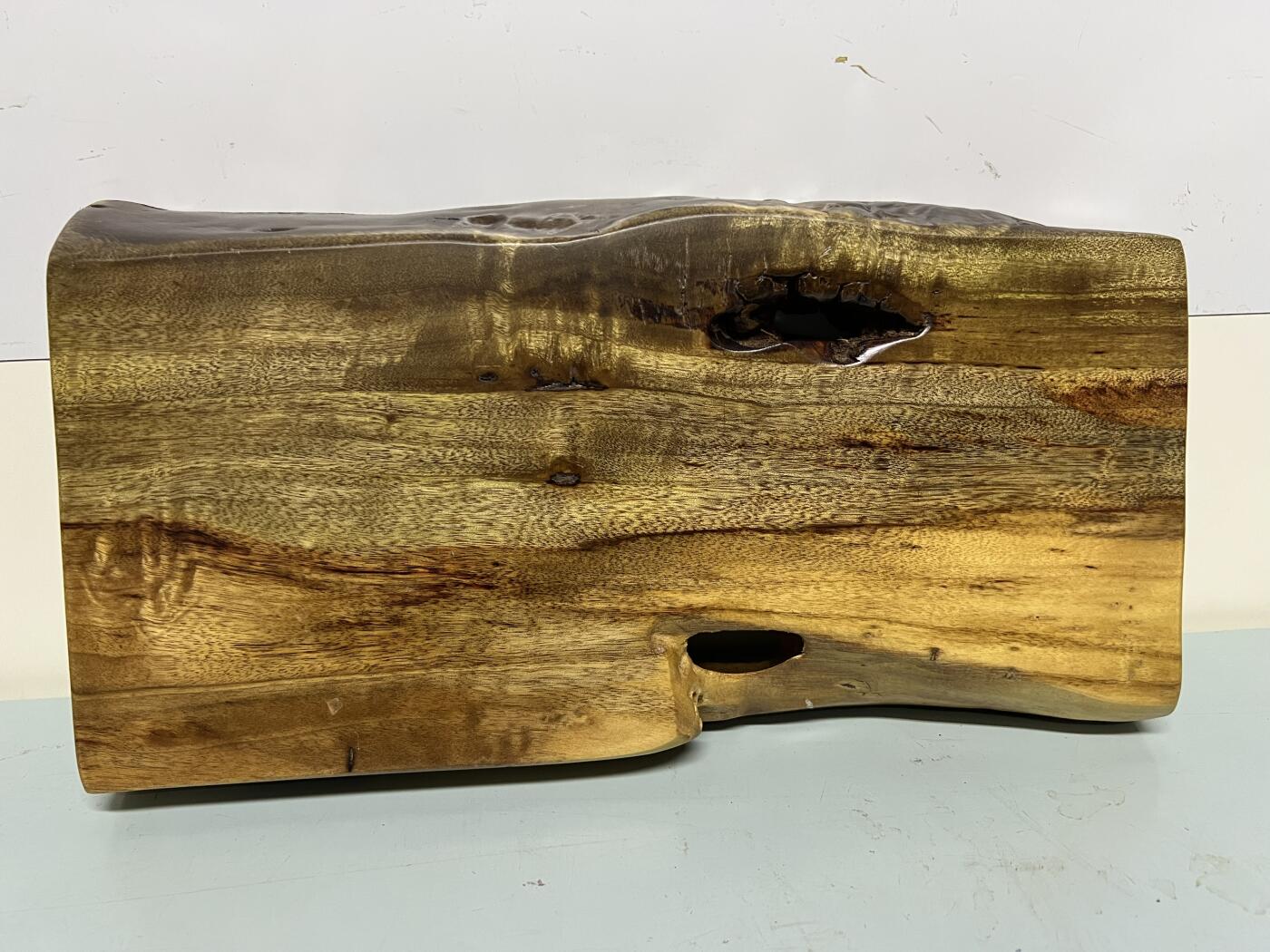 零元拍：NO.3-1金丝楠干泡台茶盘 金光闪闪。尺寸约：32.5/17/4CM