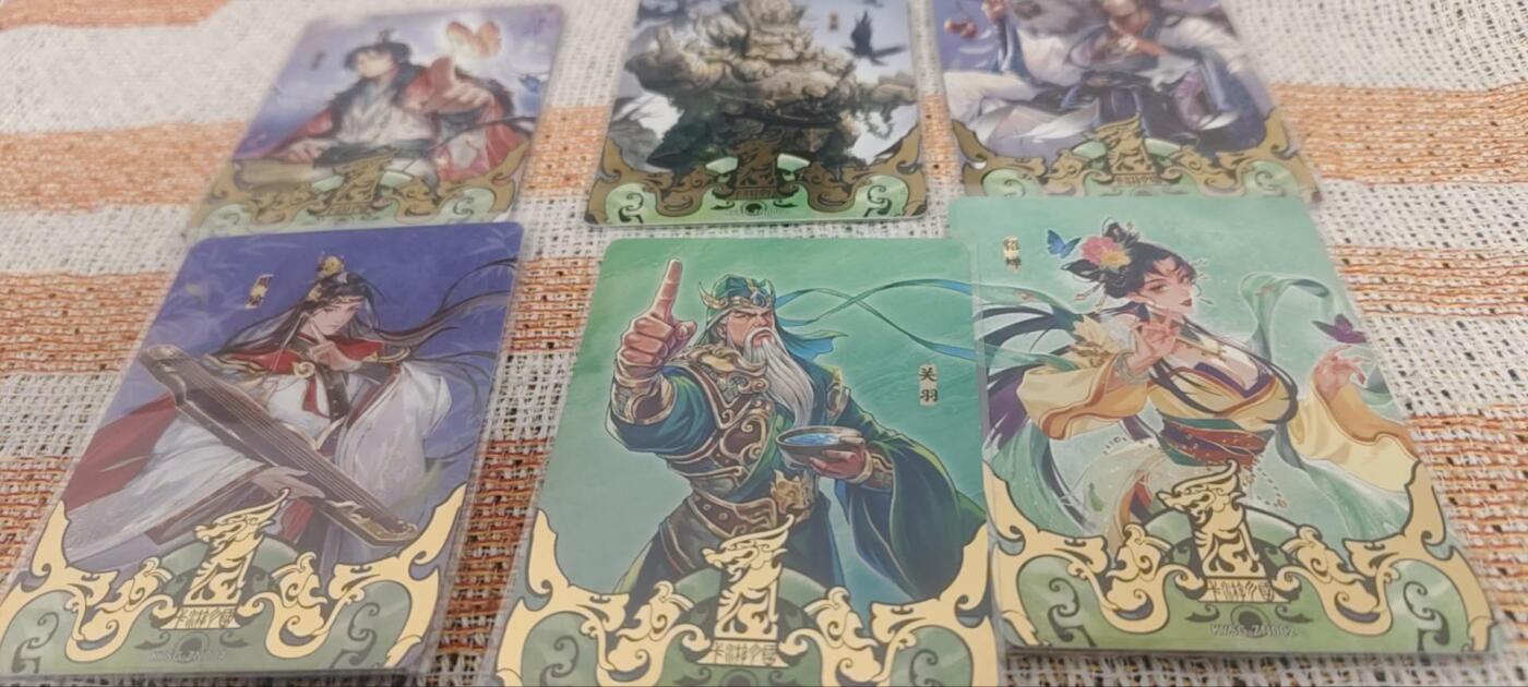 秋原瞳的小店第四十一期——盛夏的时光，即将如约而至 卡游三国一周年特卡全套6张齐，