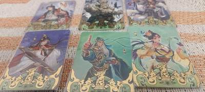 秋原瞳的小店第四十一期——盛夏的时光，即将如约而至 - 卡游三国一周年特卡全套6张齐，