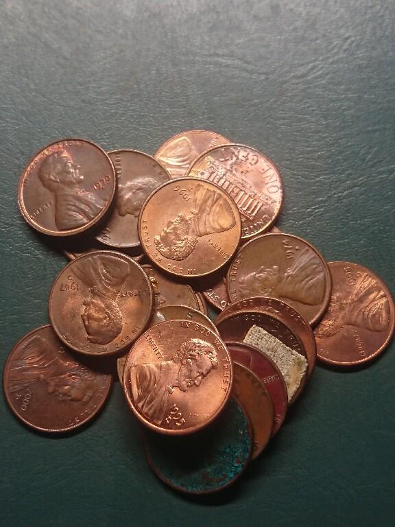 松南世界钱币——260407B 美国1美分铜币20枚3