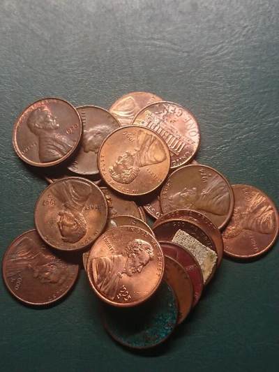 松南世界钱币——260407B - 美国1美分铜币20枚3