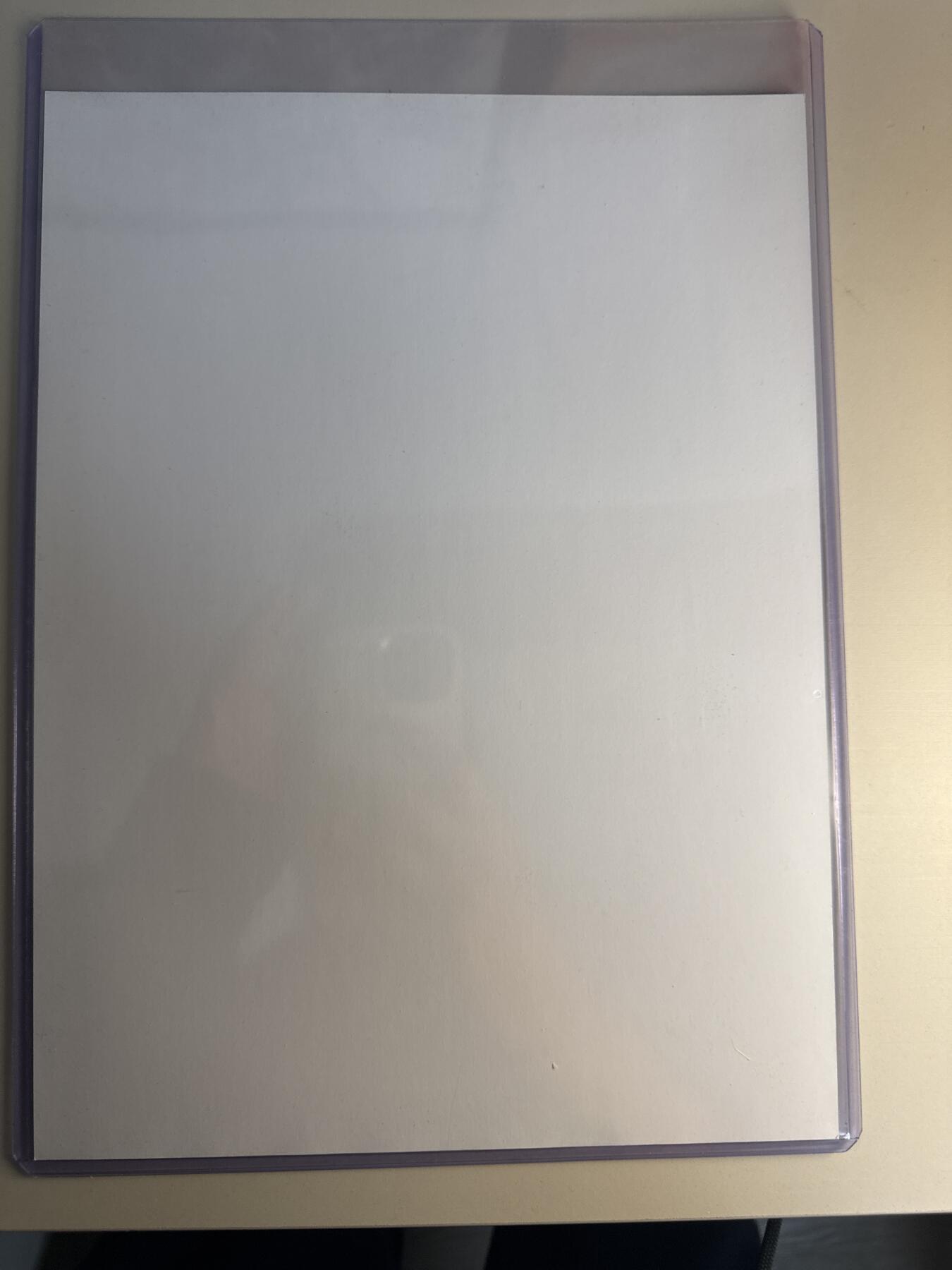 大麦马年第二场 郭京辉老师 A4色纸一张亲签 029/100