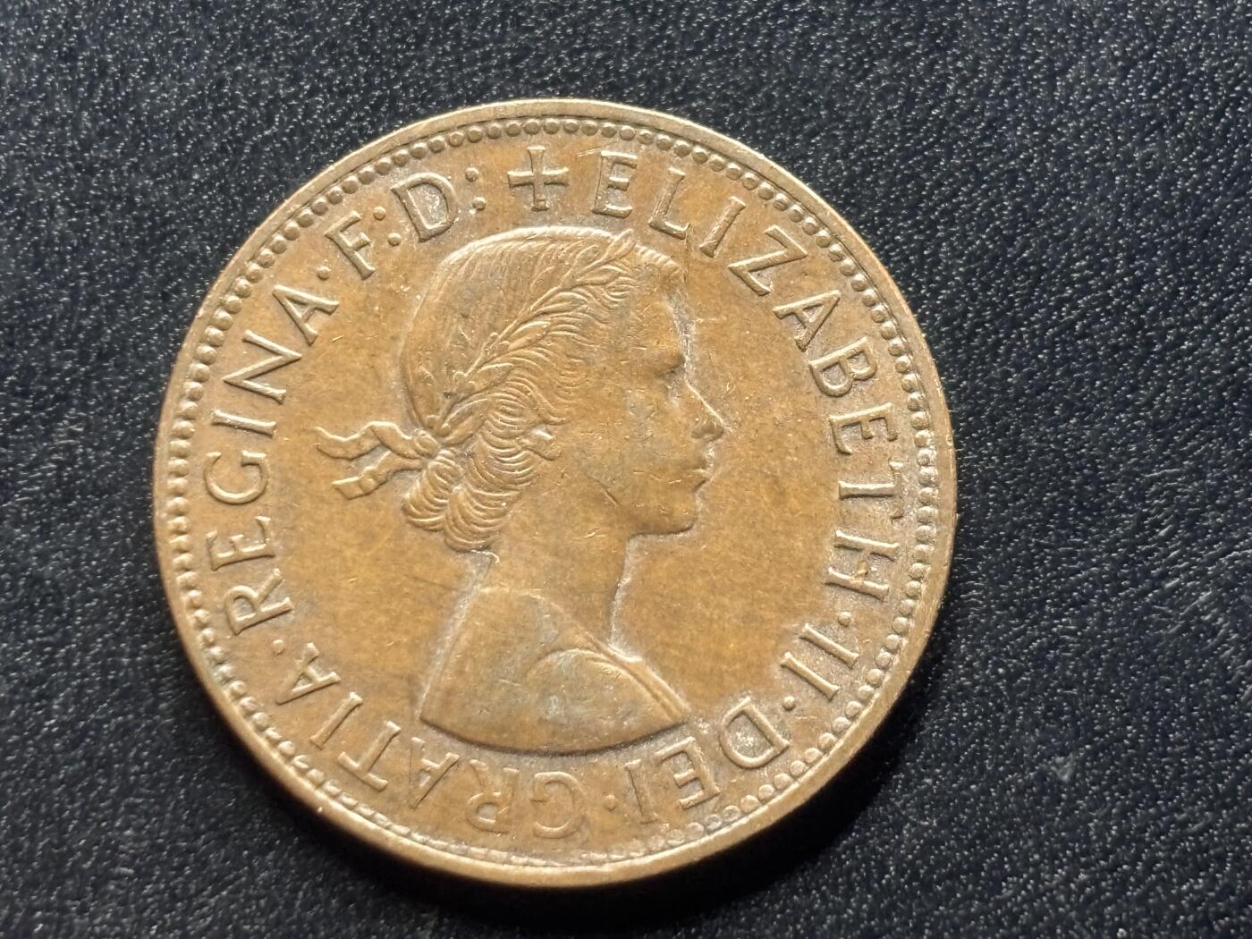 邮泉阁外国硬币限时拍卖第四十五场 （邮票在国外，请付邮费6元） 澳大利亚1964年1便士